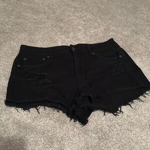 American Eagle Outfitters - Size 12 - Black Cut Off Shorts